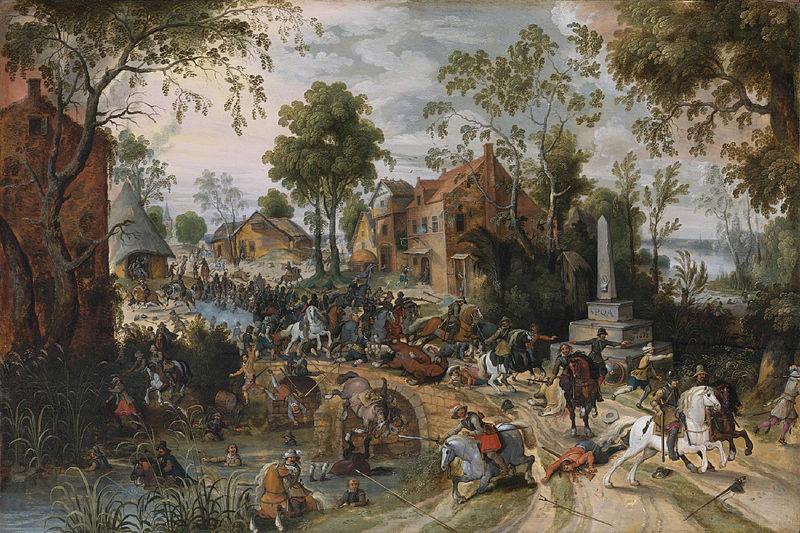 Sebastiaen Vrancx The Battle of Stadtlohn Norge oil painting art
